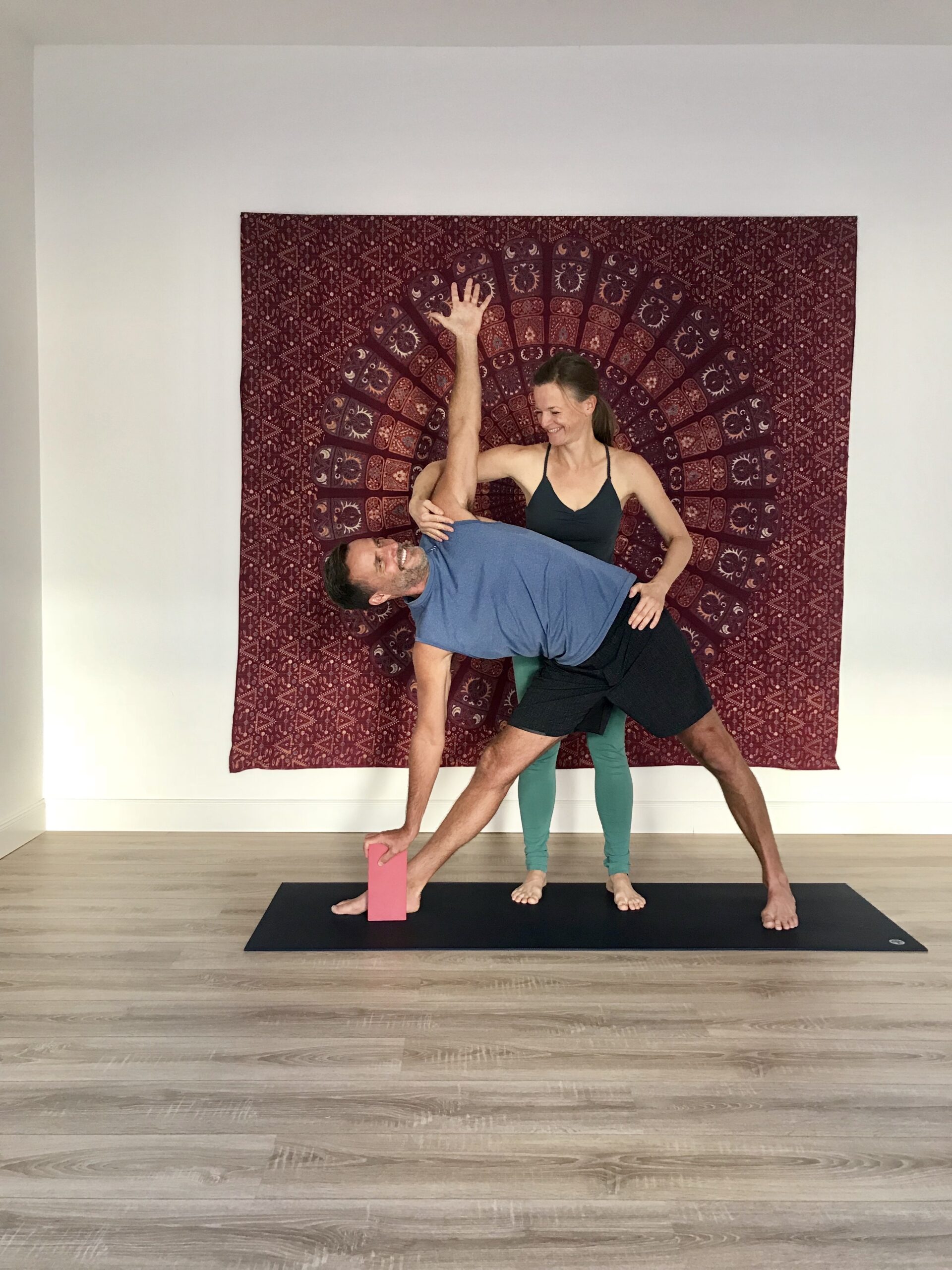 Yogabude Fortbildung Hands on